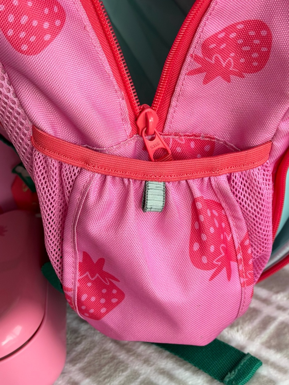 Kids Pink Strawberry Backpack Set - Brand: Cat & Jack - Picture 9 of 10